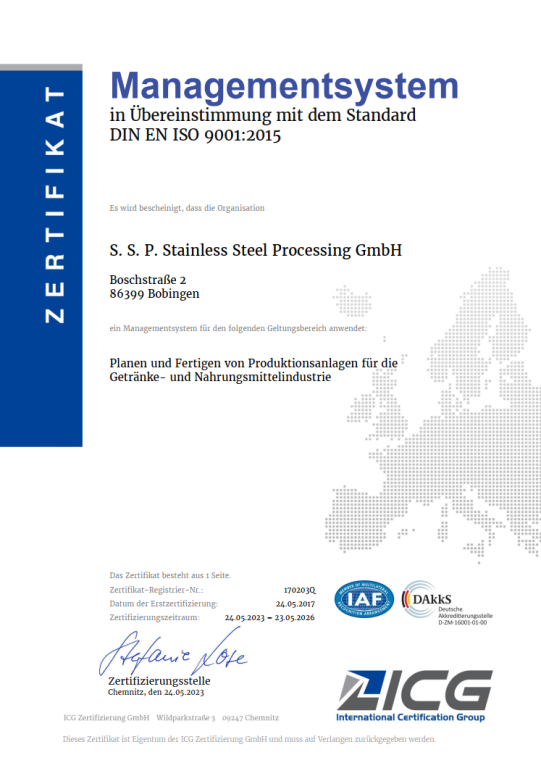 SSP-GmbH_Zertifikat_ISO 9001_24.05.2023